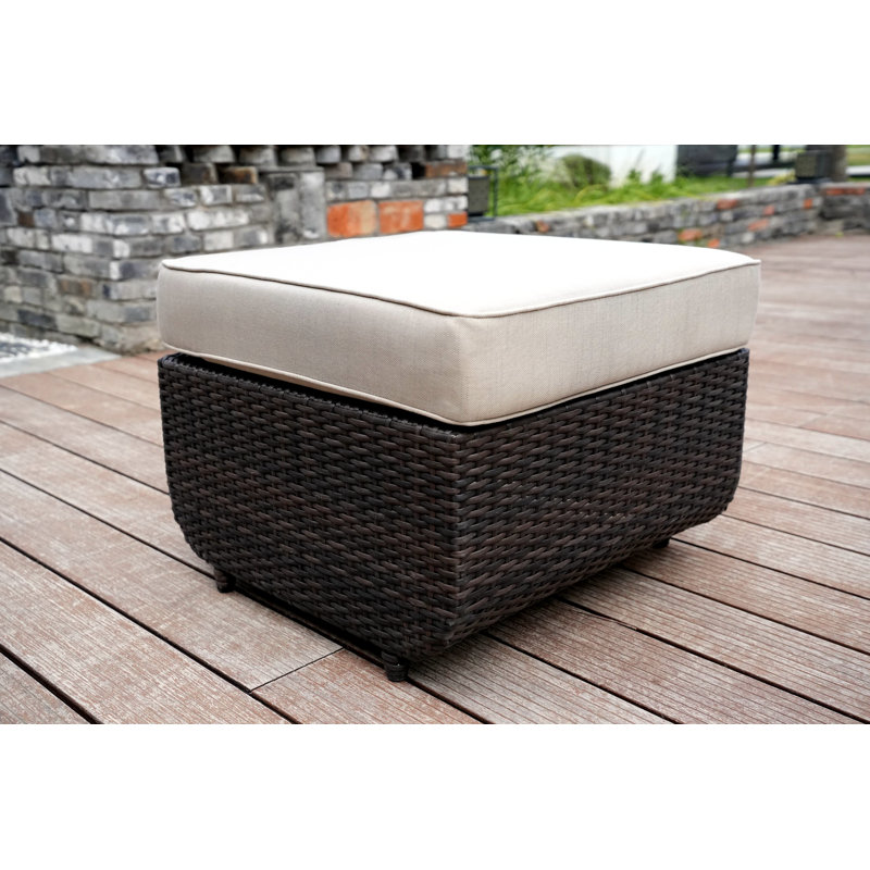 DirectWicker Brooklynrose Outdoor Ottoman Wayfair